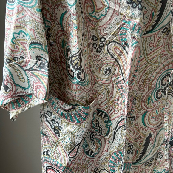 Jo Intimates Paisley Robe - Picture 3 of 7